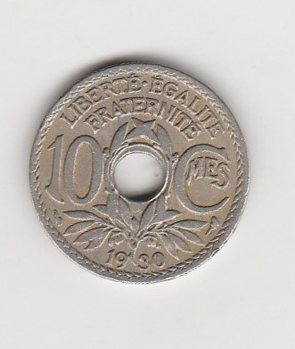  10 Centimes Frankreich 1930 (K710)   