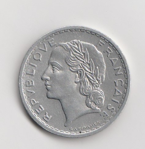 5 Francs Frankreich 1950 / Paris / (K715)   