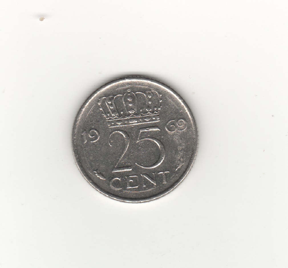  Niederlande 25 Cent 1969   