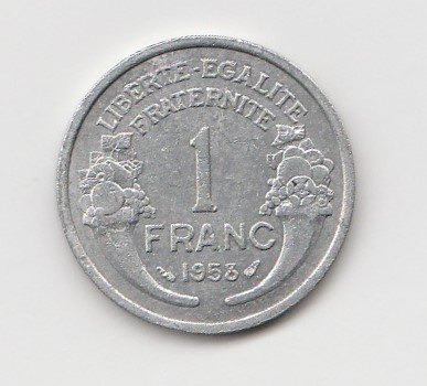  1 Franc Frankreich 1958   (K728)   