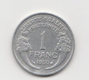 1 Franc Frankreich 1950 (K735)