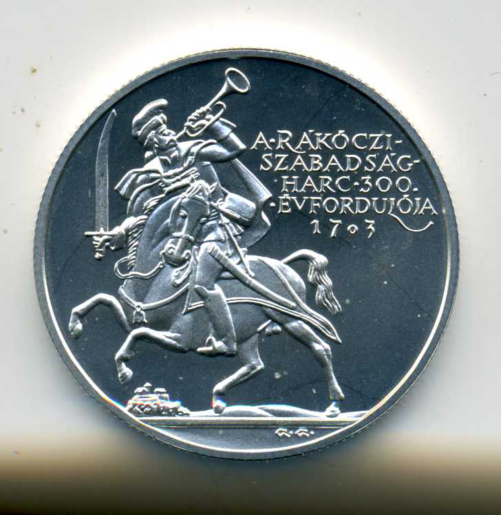 5000 Forint 2003 Rakoczi stempelglanz in Kapsel RAR