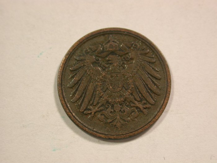  B17 KR 1 Pfennig 1916 A in ss+ Originalbilder   