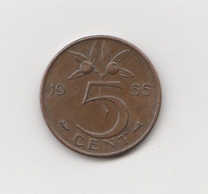  5 cent Niederlanden 1955 (K741)   