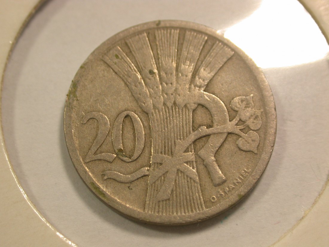 B46 CSSR 20 Heller 1922 in ss+ Originalbilder