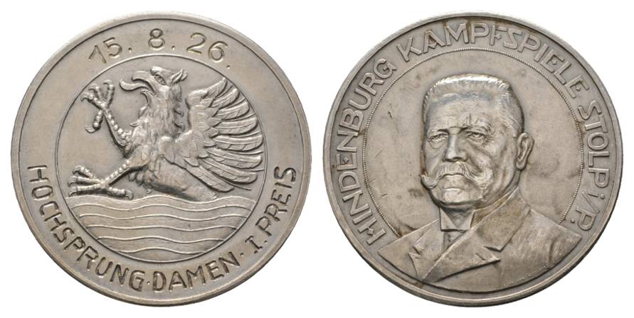  Pommern, Medaille, 40,6 mm, 24,51 g   