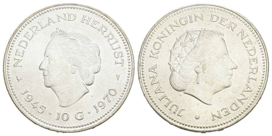  Niederlande, 10 Gulden 1970   