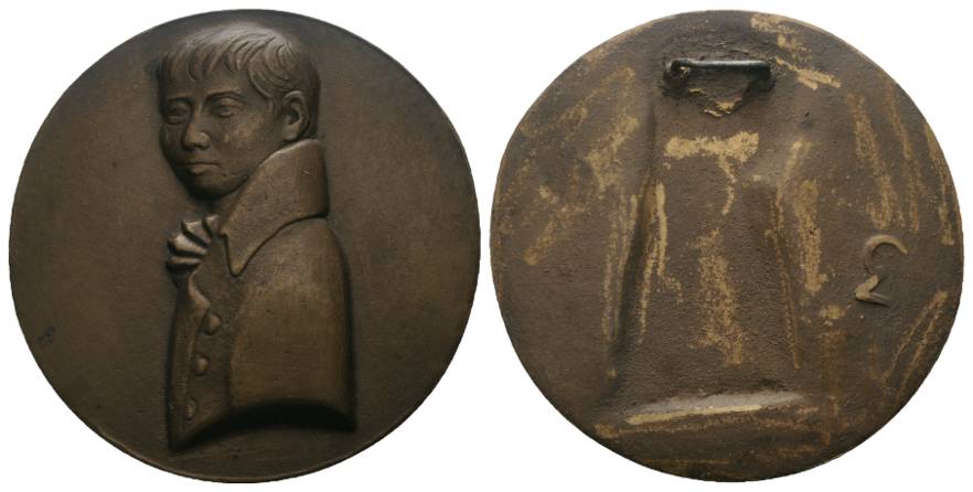  Bronzemedaille o.J.; Ø 86 mm, 145,2 g   