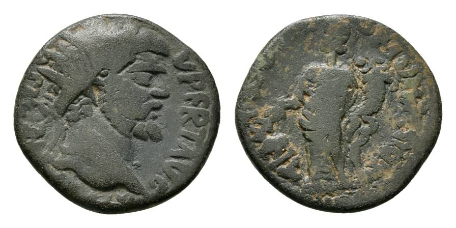  Antike, Pisidien Antiochia (?); Bronzemünze 6,14 g   
