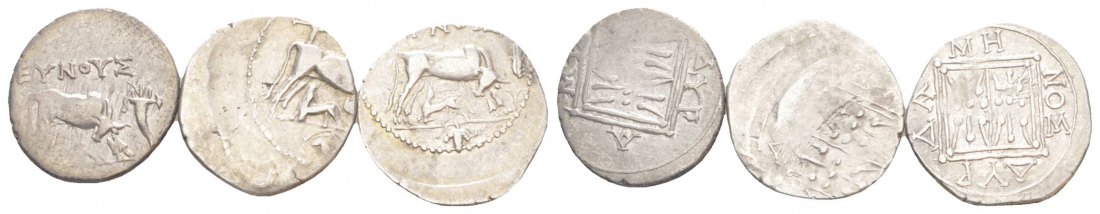  Antike, 3 Kleinmünzen   