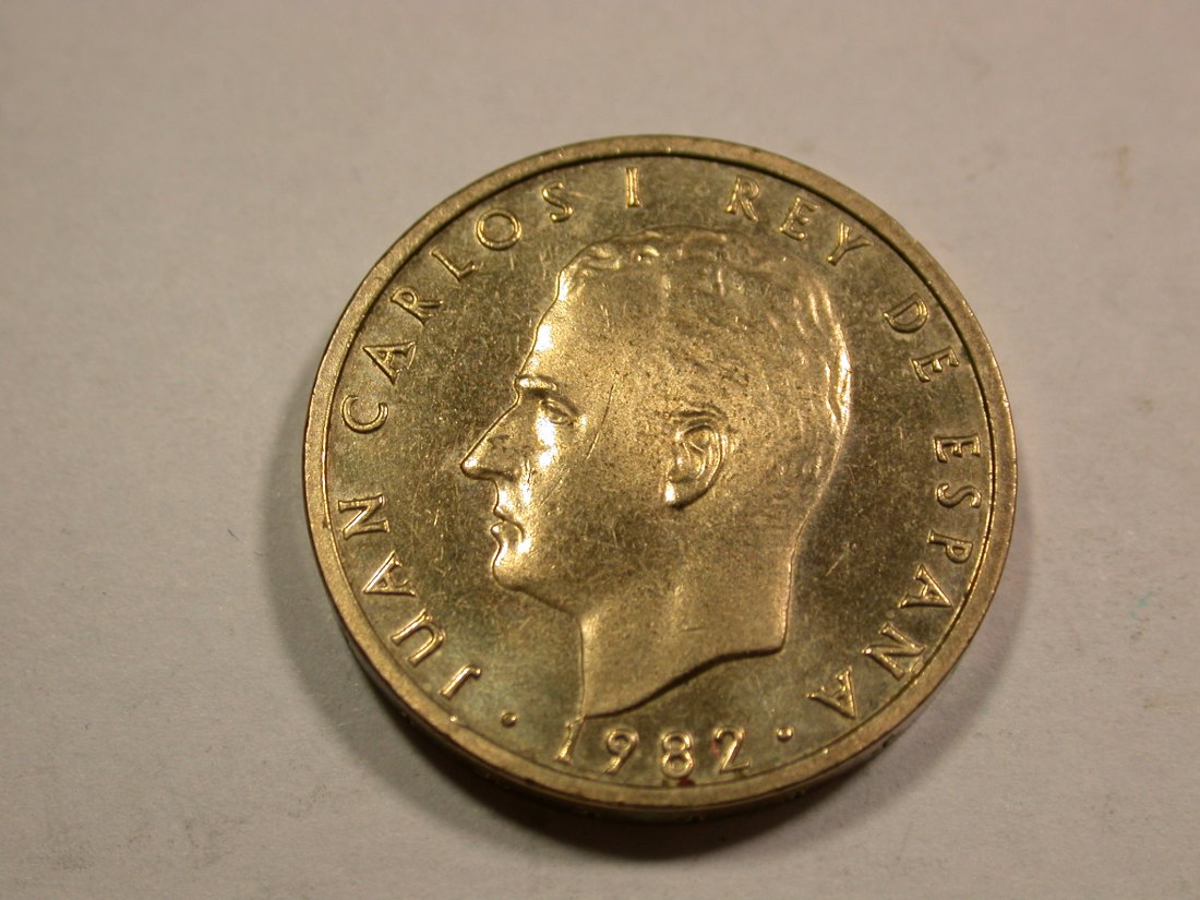 B20 Spanien 100 Pesetas 1982 in f.ST Originalbilder