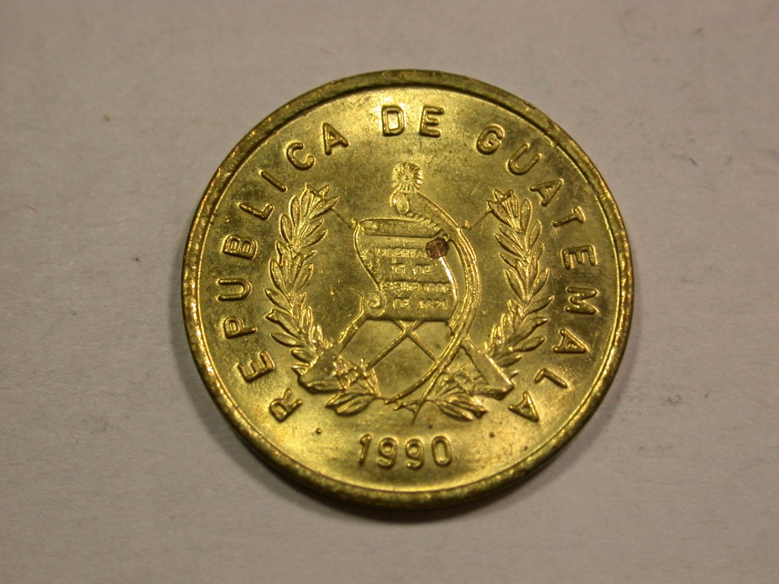  B20 Guatemala 1 Centavo 1990 in ST    Originalbilder   