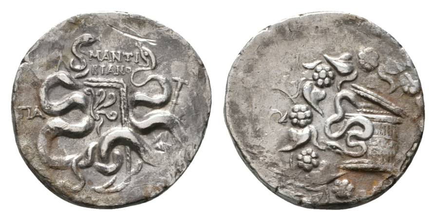  Antikes Griechenland; Phrygien Apameia; Silbermünze 12,60 g   