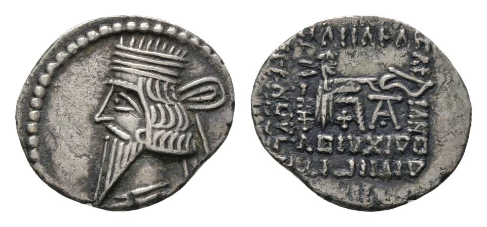  Antike; Griechenland PARTHER; Silbermünze 3,50 g   