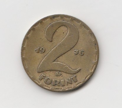  2 Forint Ungarn 1976 (K757)   