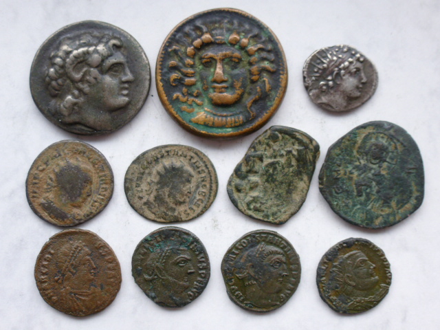 Lot: mazedonisch, griechisch, byzantinisch, römisch
