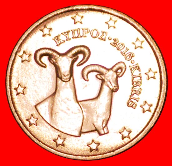  √ GREECE: CYPRUS ★ 1 CENTS 2016 UNC MINT LUSTER!   