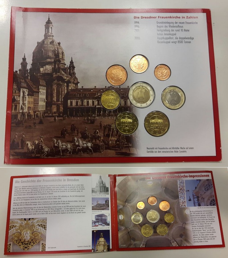  Deutschland   Euro-Kursmünzensatz  2003  FM-Frankfurt   stempelglanz   