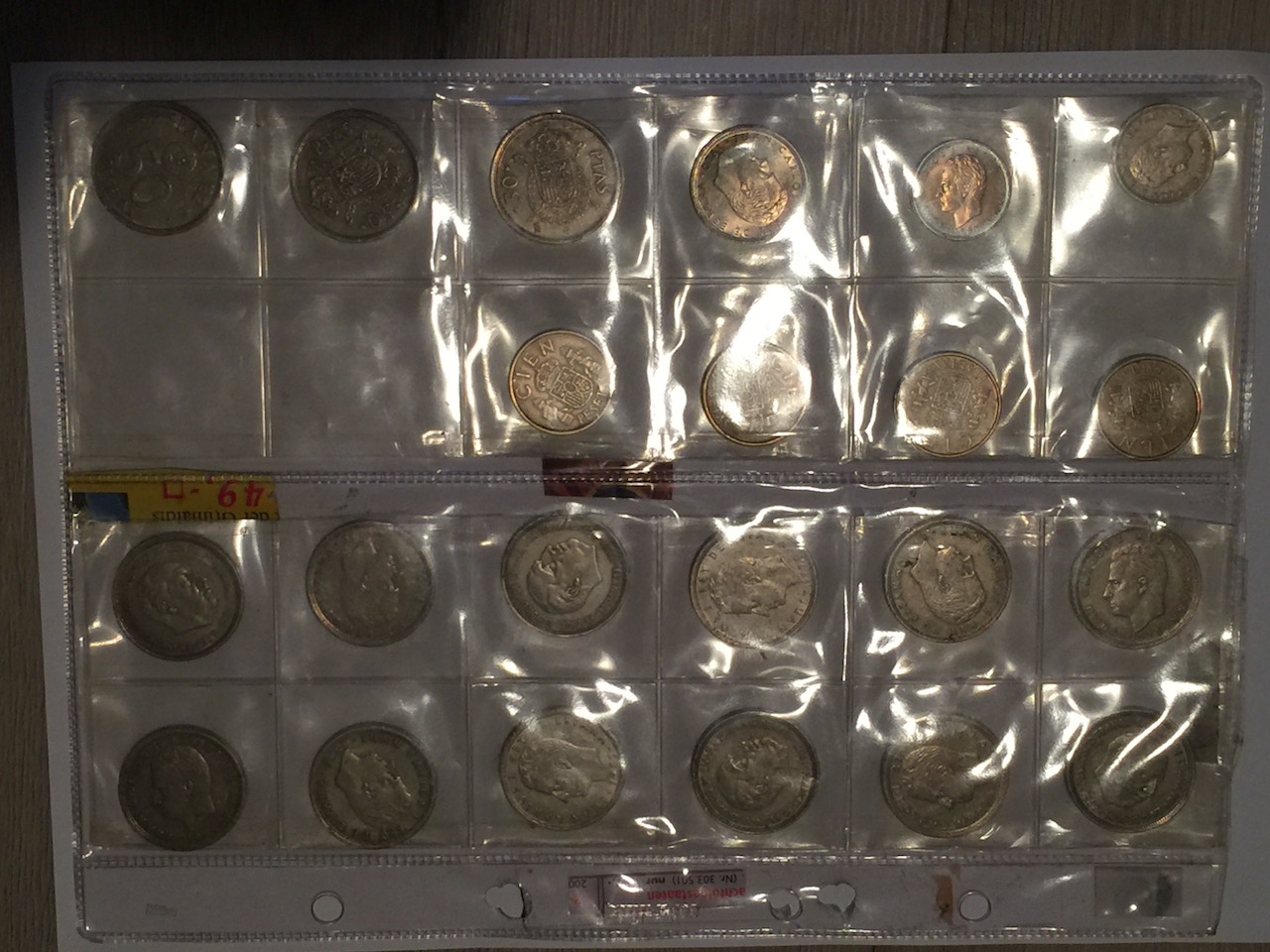 Lot Pesetas Espana 5 bis 50 Pesetas (22 Münzen)