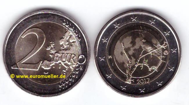 Finnland 2 Euro Gedenkmünze 2017...Natur   