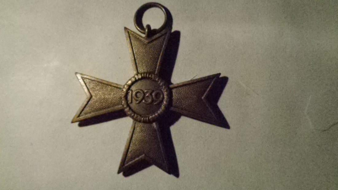Drittes Reich Kriegsverdienstkreuz 1939 2 Klasse 0EK 3836