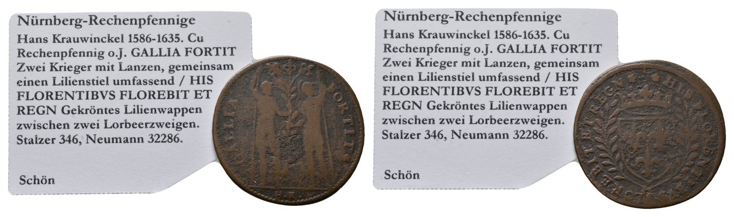  Nürnberg-Rechenpfennig, Cu Rechenpfennig o.J.   