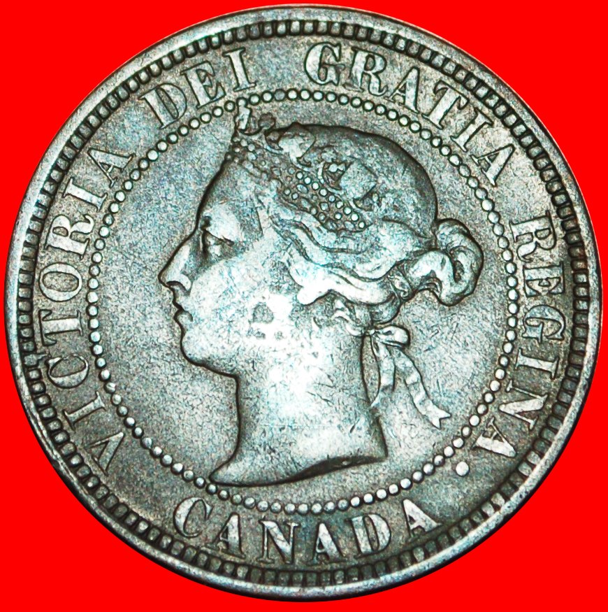  √ VICTORIA (1867-1901): CANADA ★ 1 CENT 1888!   