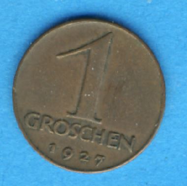  Österreich 1 Groschen 1927   