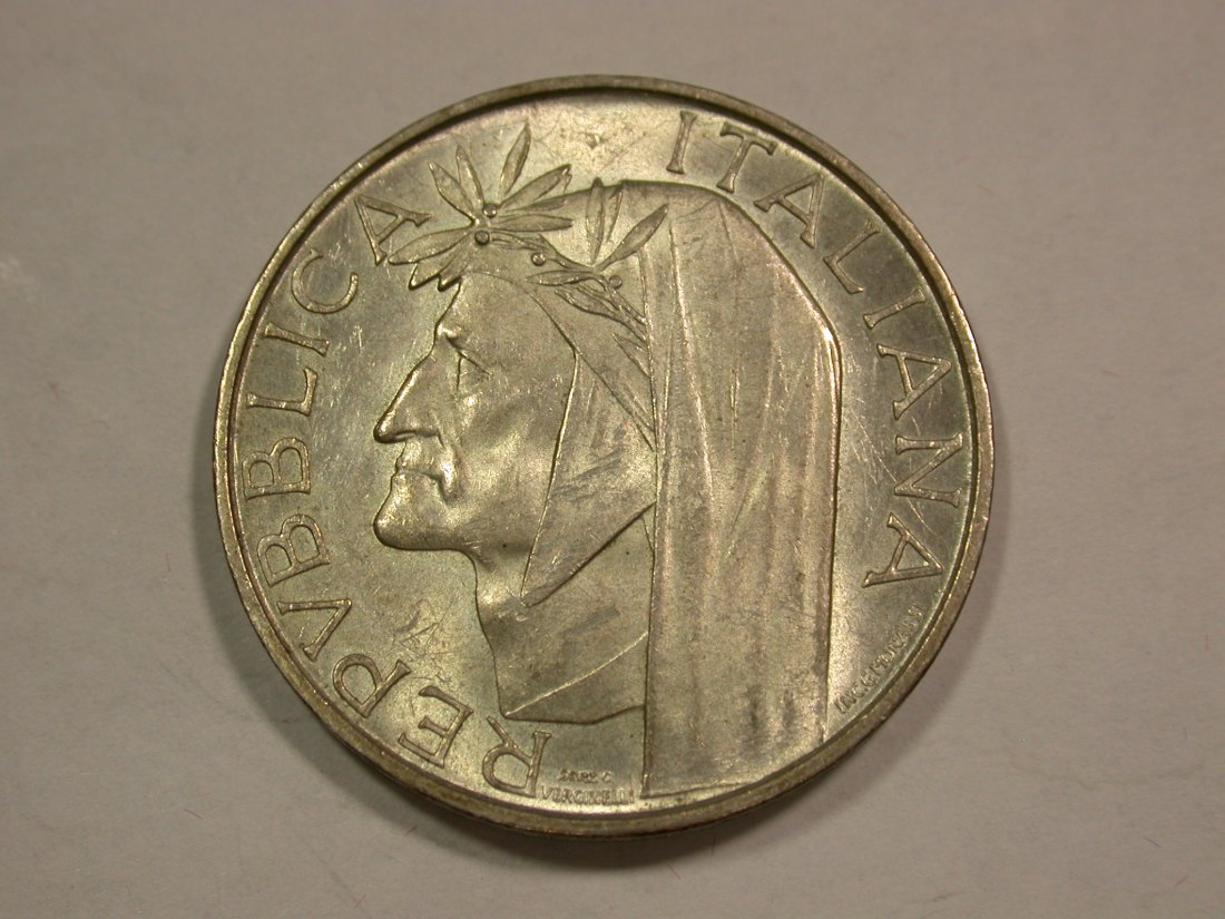 B21 Italien 500 Lire 1965 in f. UNC Originalbilder