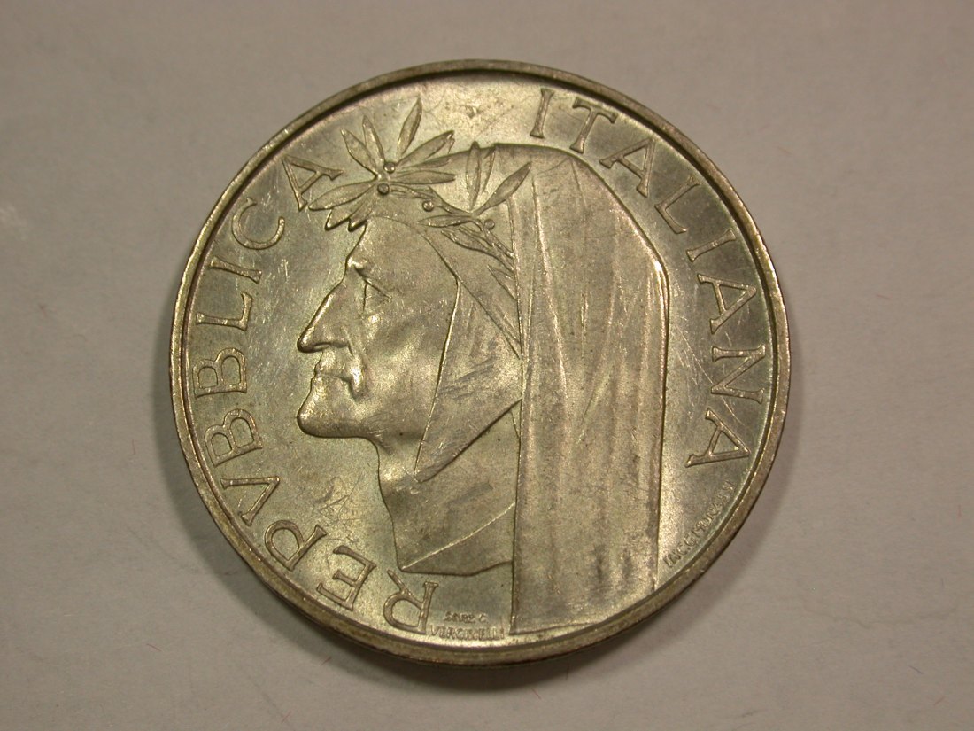  B21 Italien 500 Lire 1965 in f. UNC  Originalbilder   