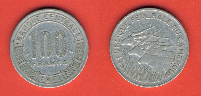  Kamerun 100 Francs 1971   