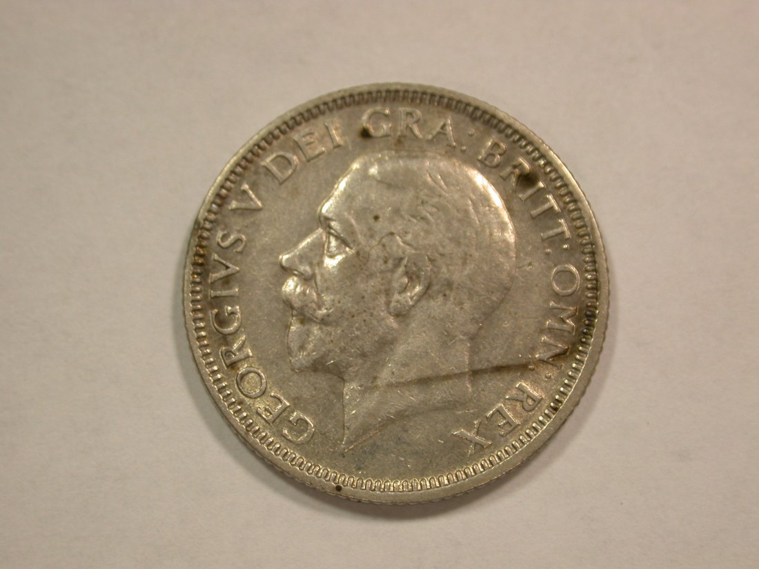  B22 Großbritannien 1 Shilling 1932 in ss-vz Originalbilder   