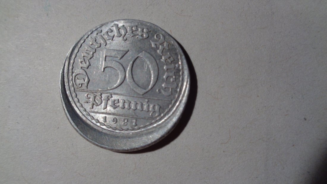 Seltene Verprägung 50 PF 1921