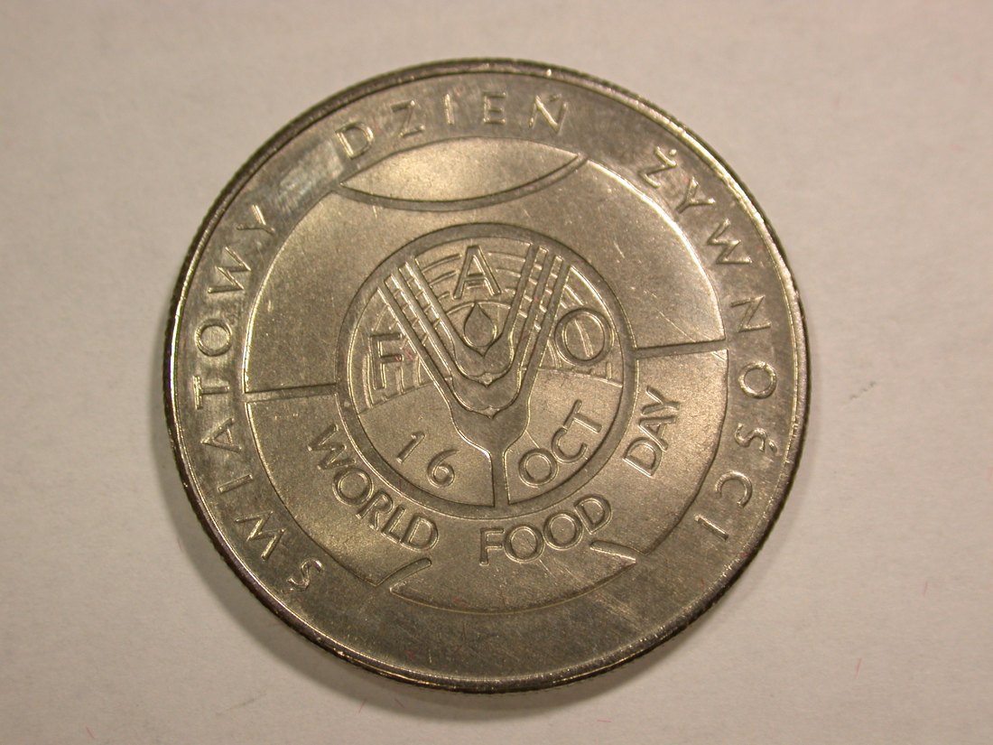 B23 Polen 50 Zloty 1981 in F.st Originalbilder