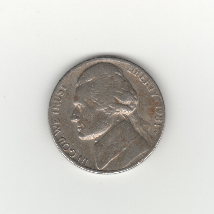  USA 5 Cent 1981 P   