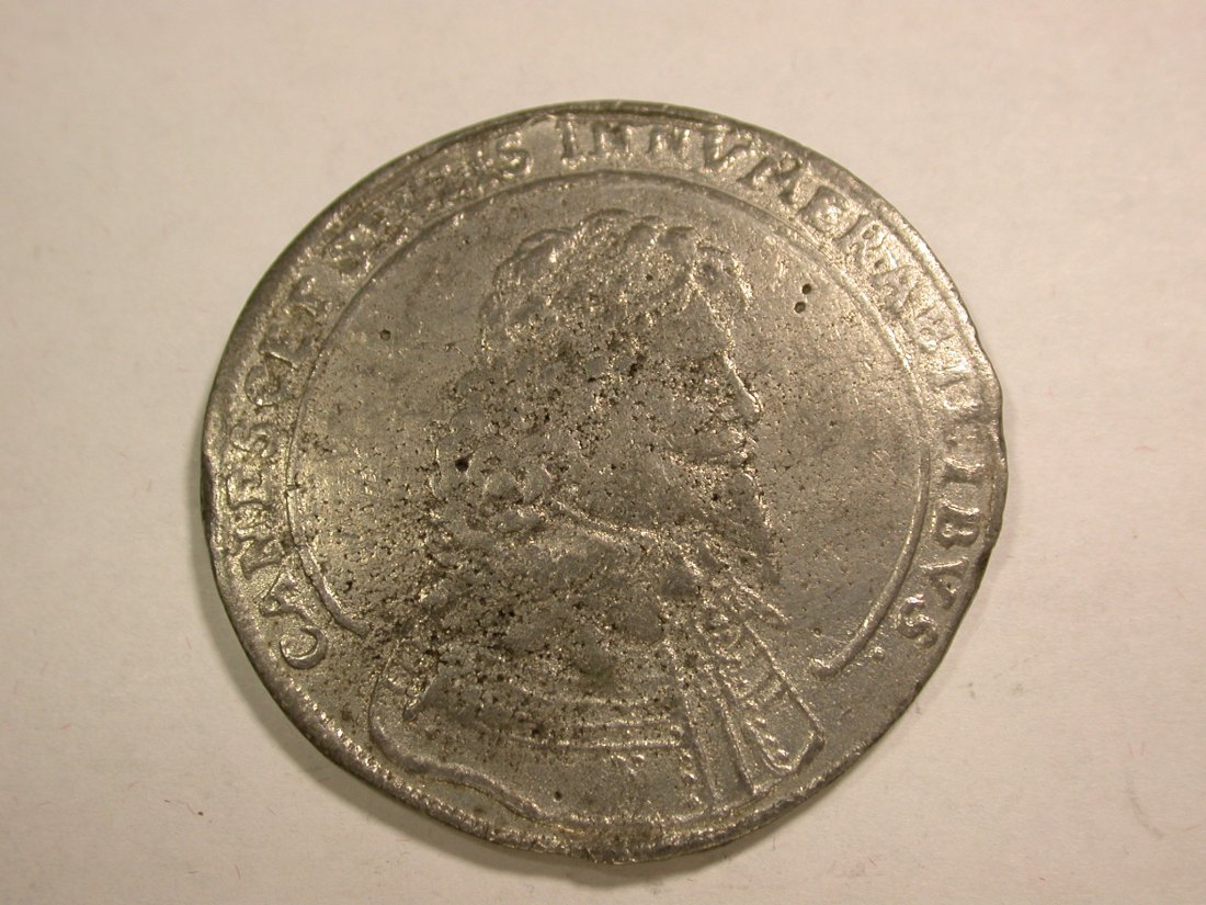 B24 Sachsen Taler 1629 ? Nachprägung um 1900 aus Zinn 24,00 Gramm Originalbilder