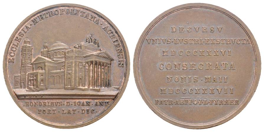  Bronzemedaille 1837; 26,75 g; Ø 38,7 mm   