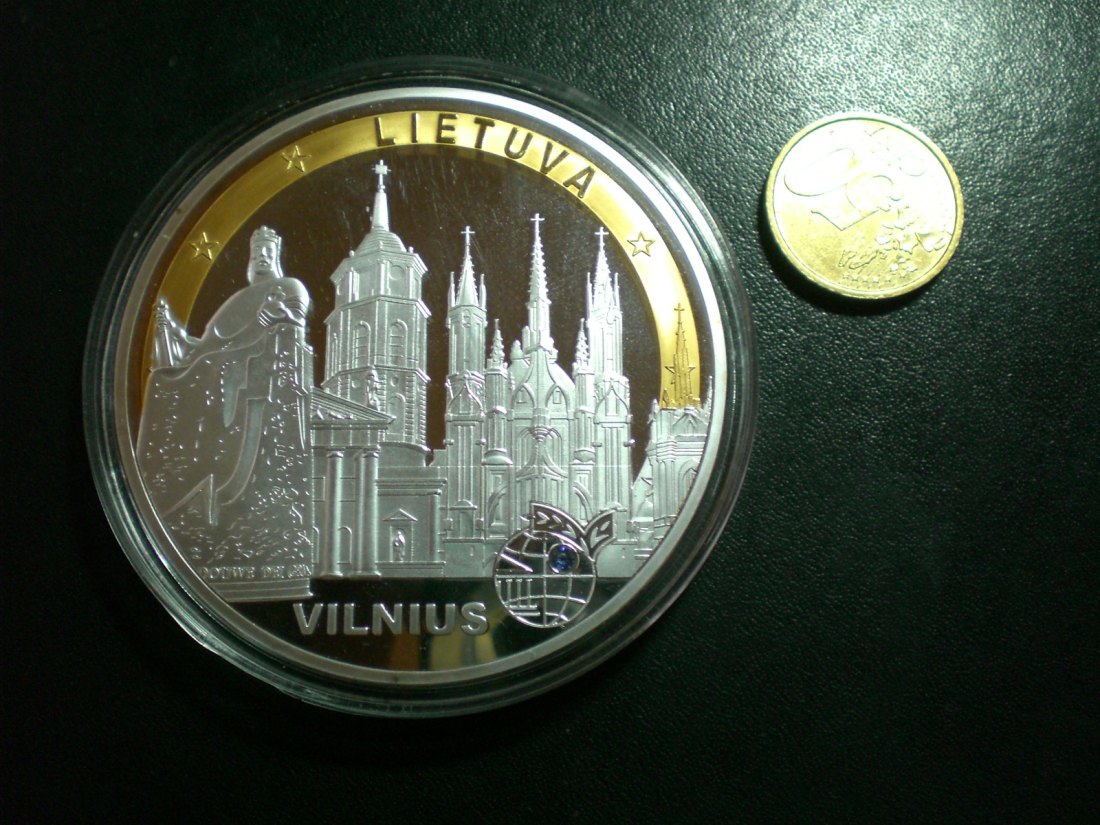Gigant Litauen Vilnius 70mm,133 Gramm.