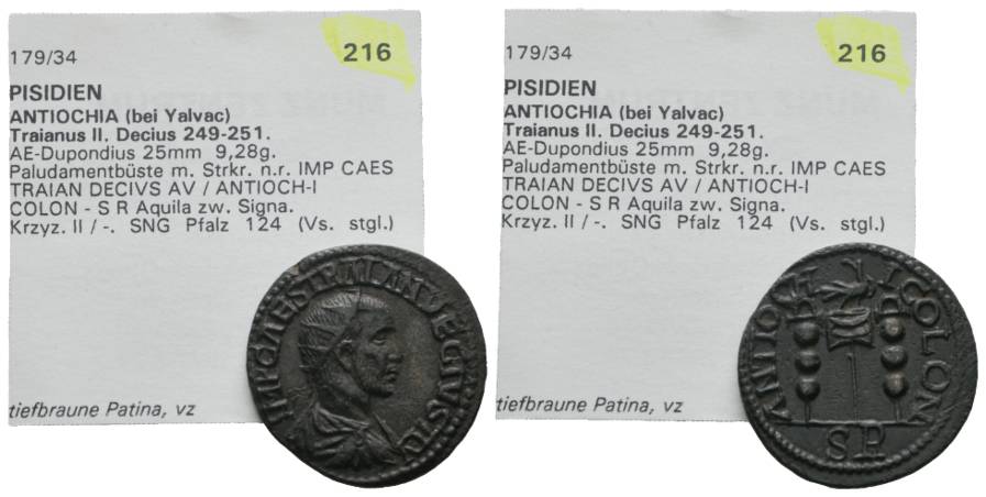  Antike; AE-Dupondius 9,28 g   