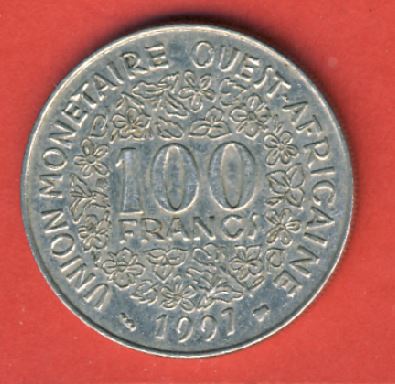  Westafrikanische Staaten Quest 100 Francs 1997   