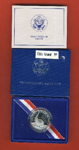  USA 1/2 Dollar 1986 Statue of Liberty Centennial Proof in Original Box   