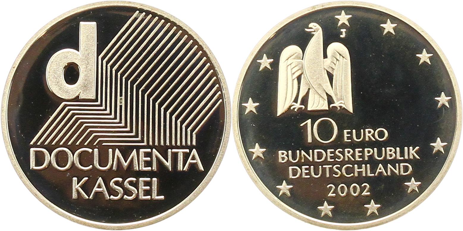  9161 BRD 10 Euro 2002 Dokumenta Kassel  PP   