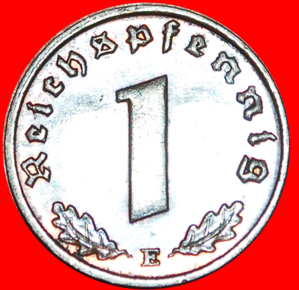  √  SWASTIKA: GERMANY ★ 1 PFENNIG 1939E!   