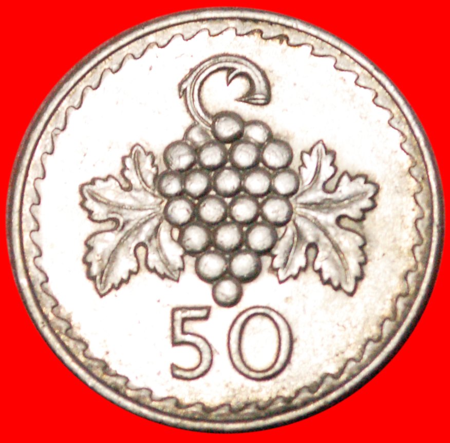 Ⰶ CLUSTER of GRAPE★ CYPRUS 50 MILS 1981! LOW START★NO RESERVE!
