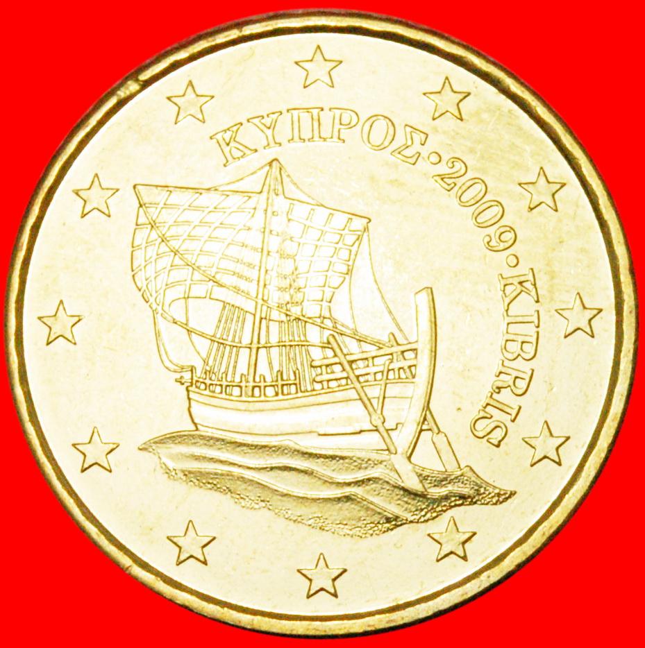  ★ INTERESSANTES JAHR: ZYPERN ★ 50 CENTS 2009 FINNLAND! VON ROLLEN STEMPELGLANZ!   