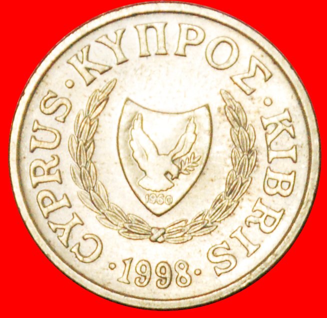  § BIRD: CYPRUS ★1 CENT 1998 MINT LUSTER! LOW START ★ NO RESERVE!   