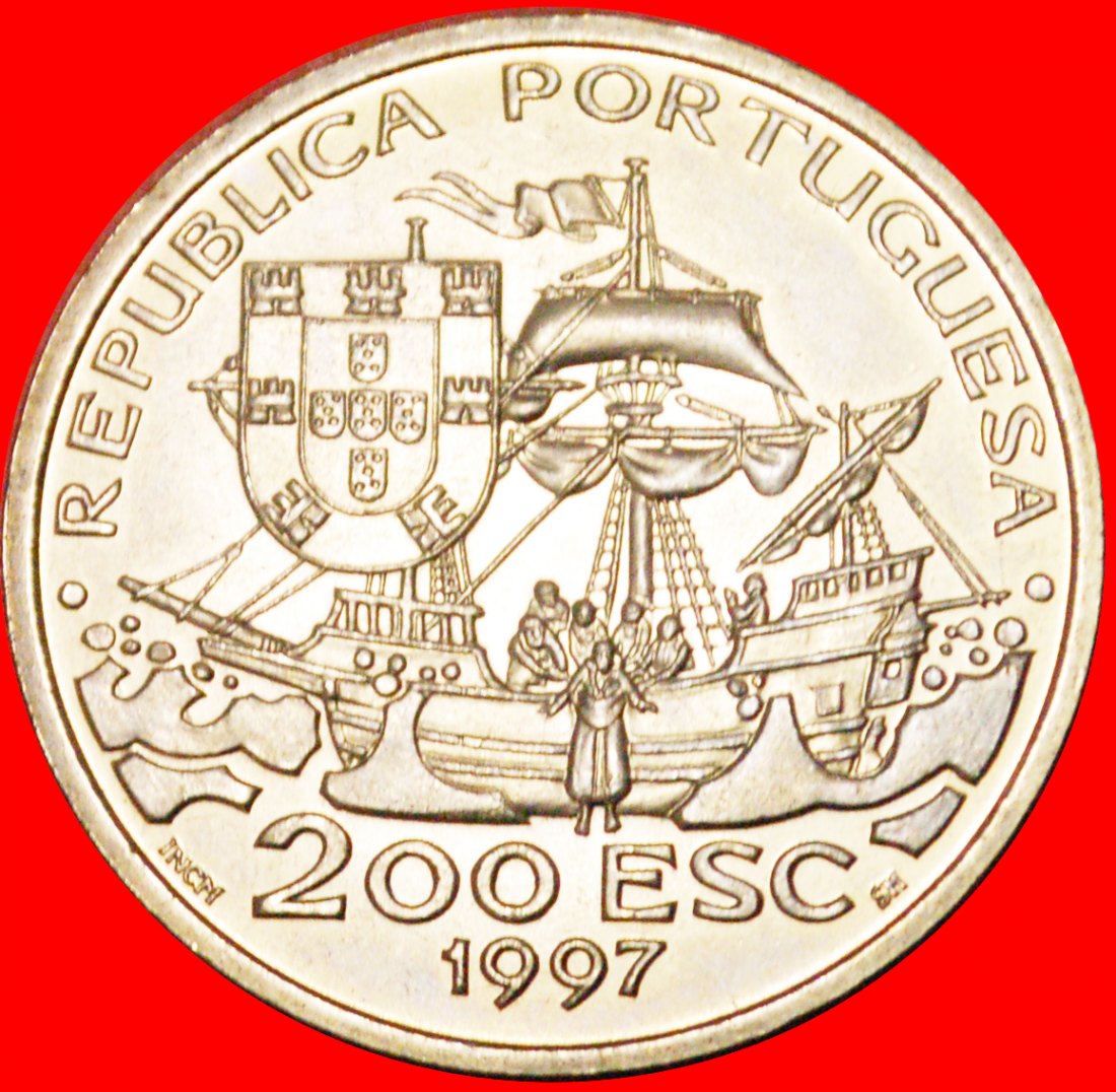  √ SHIP: PORTUGAL ★ 200 ESCUDOS 1506-1552 1997 UNC MINT LUSTER!   