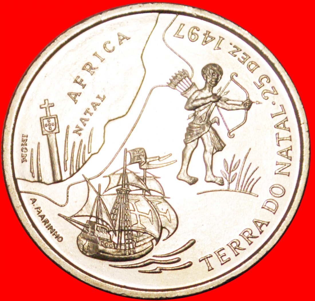  √ SHIP: PORTUGAL ★ 200 ESCUDOS 1497 1998 UNC MINT LUSTER!   