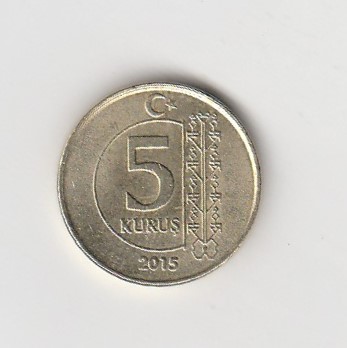  5 Kurus Türkei 2015 (K819)   