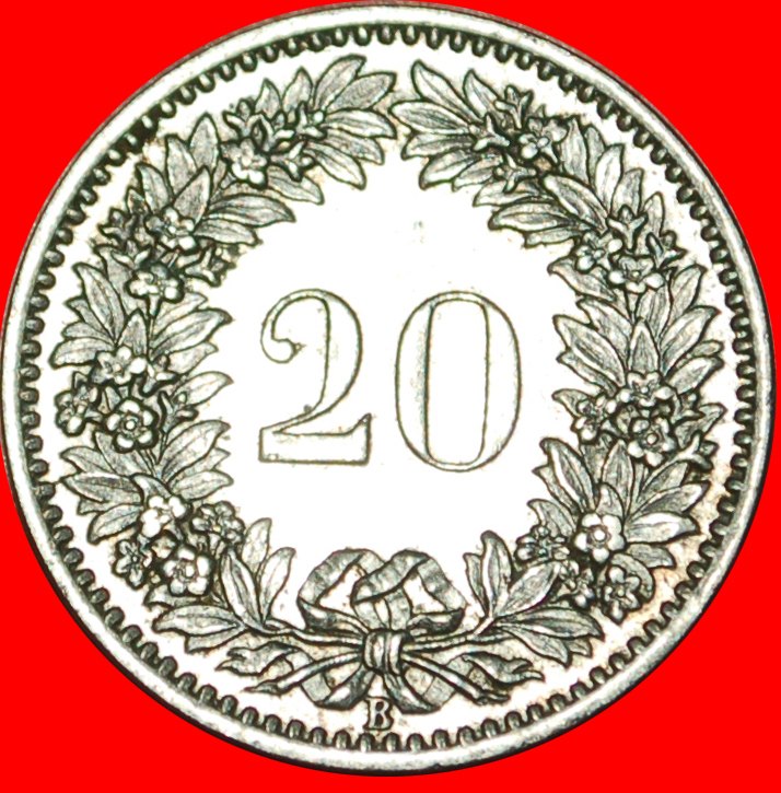  * FREIHEIT (1881-1938): SCHWEIZ ★ 20 RAPPEN 1883B!   